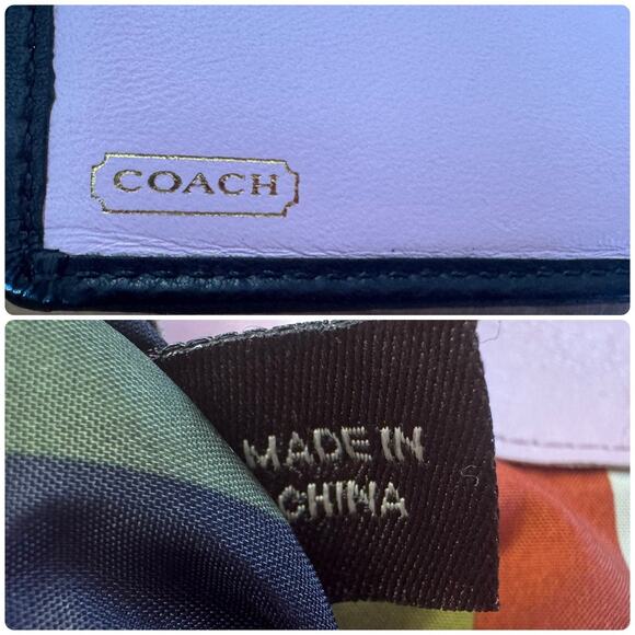 Authentic COACH 65th Anniversary Signature Monogram Canvas Leather Wallet Clutch - Picture 10 of 10